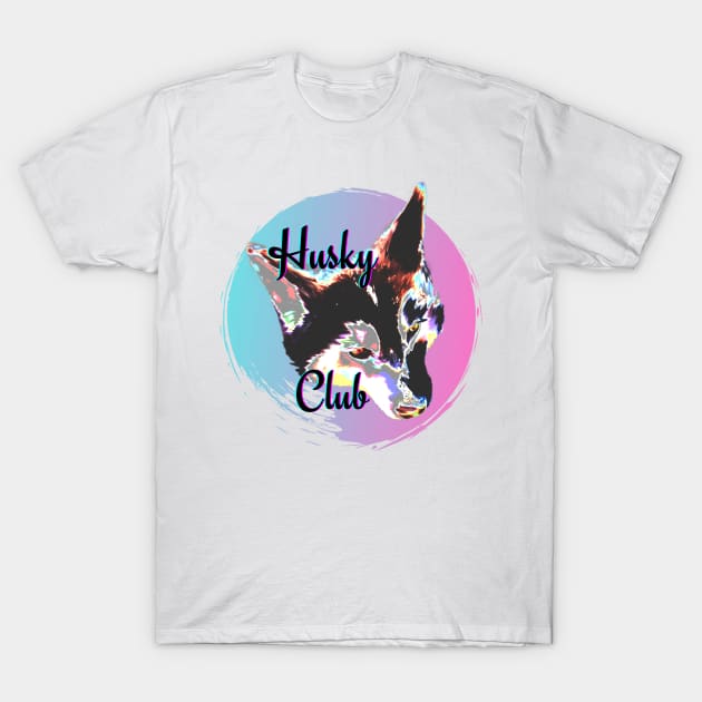 Husky Club T-Shirt by shesarebell